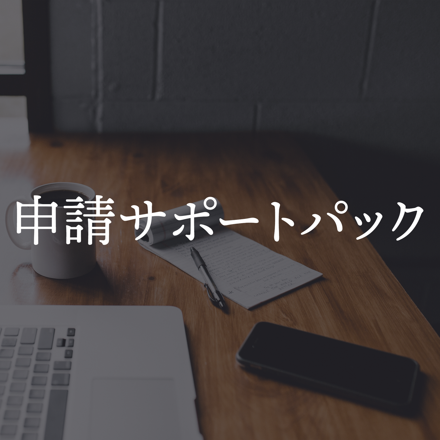 申請サポートパック(税抜価格 80,000円)