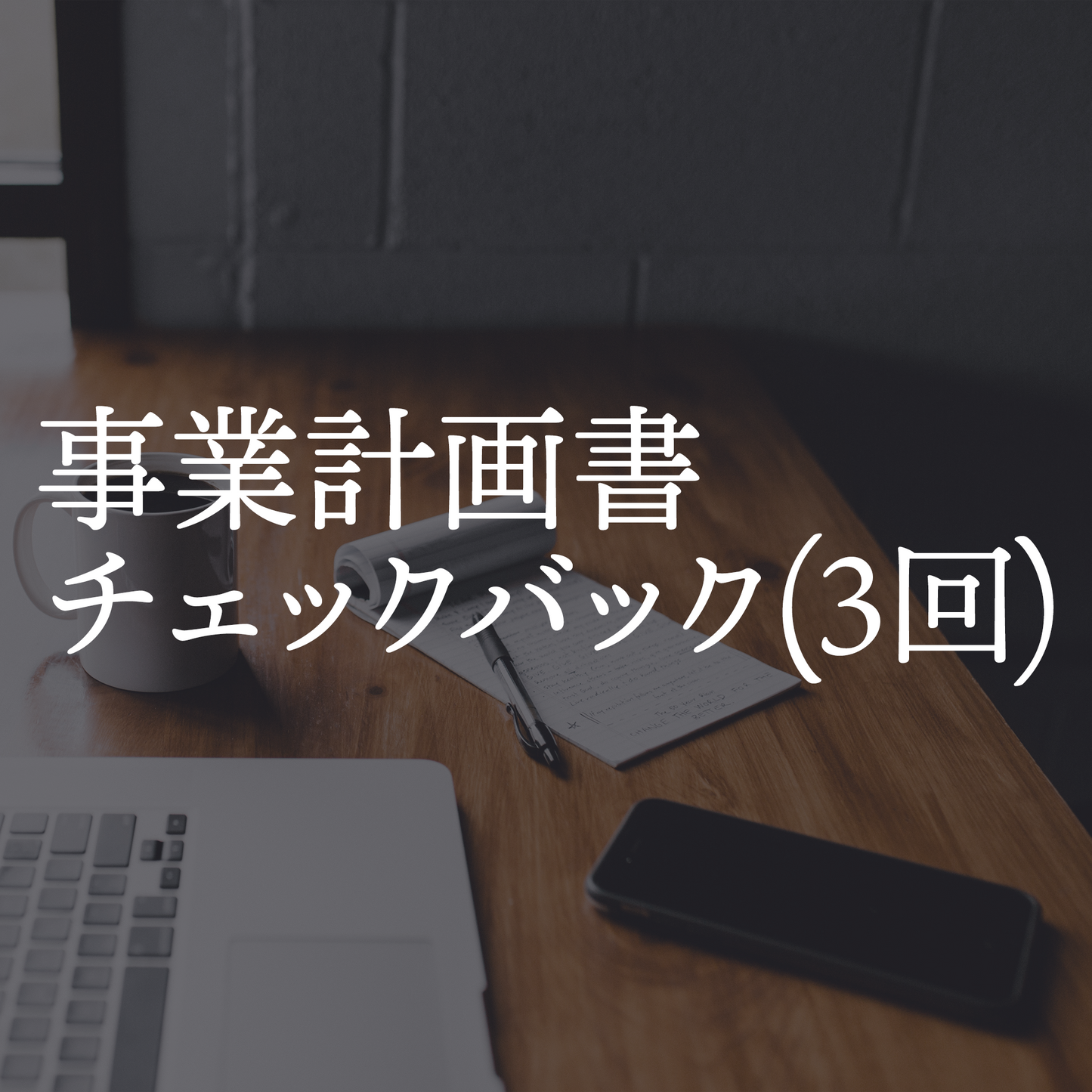 事業計画書チェックバック（3回セット）